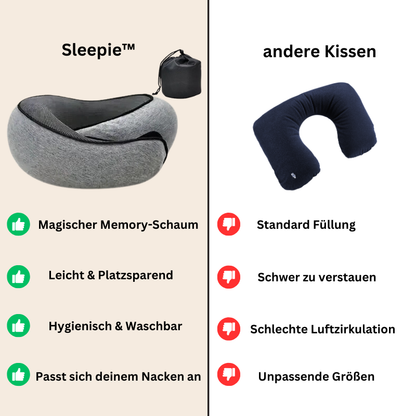 Sleepie™ – Das Highend Reisekissen
